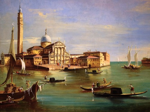 Paintings & Drawings  - Venice, the Island of San Giorgio - Italy 19th century